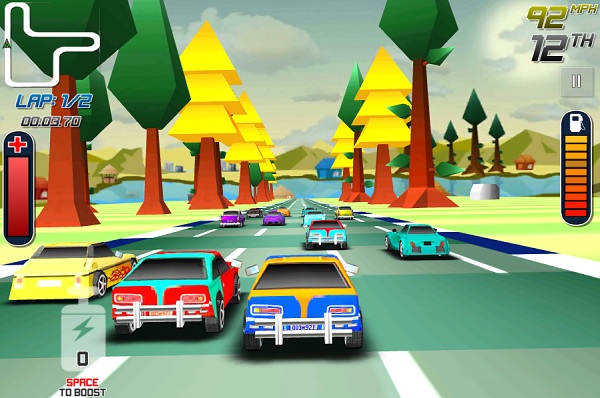 game Dua xe bao luc thug racing 3d