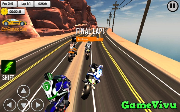 game Giải đua xe moto thật 3D hình ảnh 1