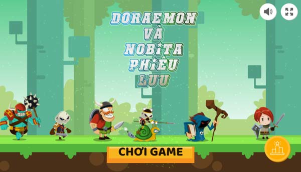 Chơi game Doraemon và Nobita phiêu lưu - GameVui