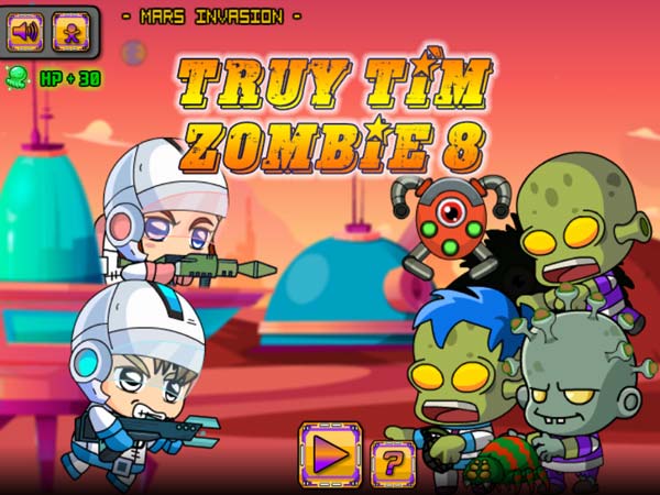 Chơi game Truy tìm Zombie 8 - GameVui