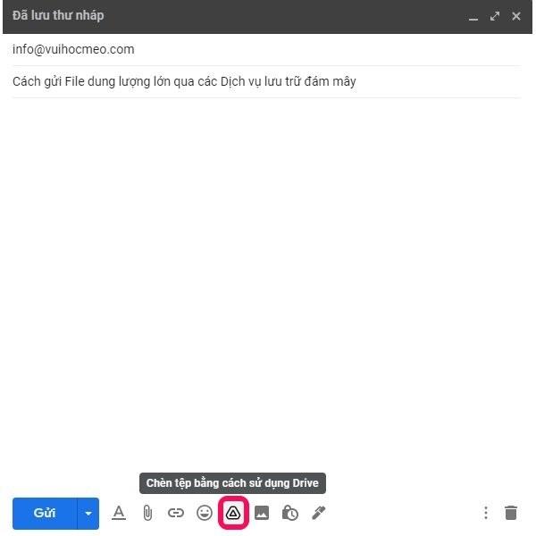 Hướng dẫn cách gửi File dung lượng lớn qua Gmail, Outlook