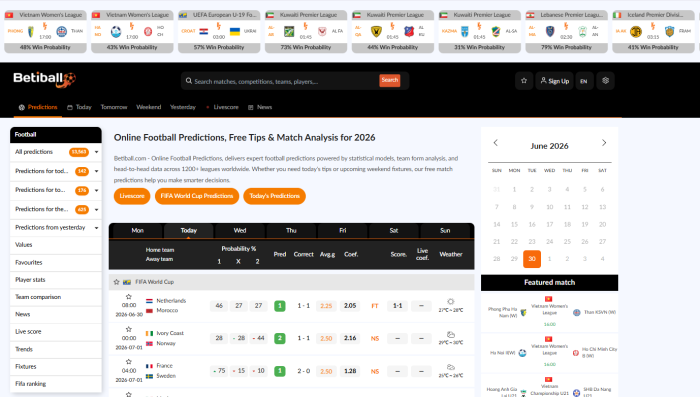 Why Pay for Football Tips? Inside Betiball's Free Prediction Platform Gamevui.Org